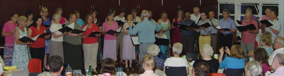 Me conducting Whitton Choral Society summer concert 3rd July 2010